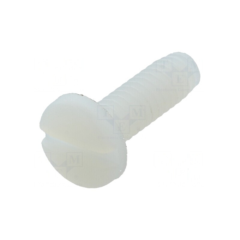 Şurub UNC 8-32 x 12,7 mm cu cap rotund crestat din poliamidă | Electronic-mag.ro | Componente Electronice Şurub UNC 8-32 x 12,7 mm cu cap rotund crestat din poliamidă | Electronic-mag.ro | Componente Electronice