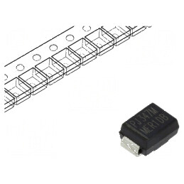 Diodă redresoare SMD 200V 1A 35ns SMB Ufmax 0,95V Ifsm 35A | Electronic-mag.ro | Componente Electronice