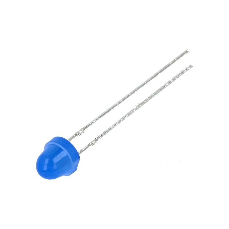 LED 5mm albastru 220-330mcd 100° convex | Electronic-mag.ro | Componente Electronice