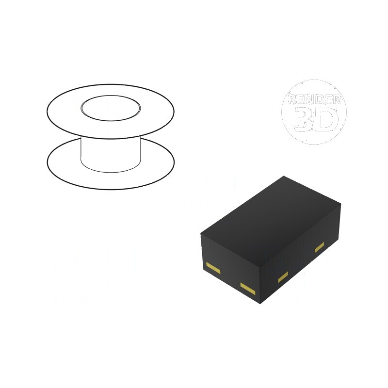 Diodă TVS bidirecțională 10V 7A DSN0603-2 SOD962-2 ESD | Electronic-mag.ro | Componente Electronice