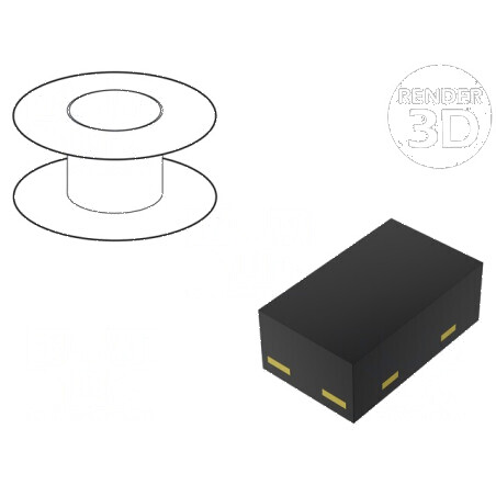 Diodă TVS bidirecțională 10V 7A DSN0603-2 SOD962-2 ESD | Electronic-mag.ro | Componente Electronice