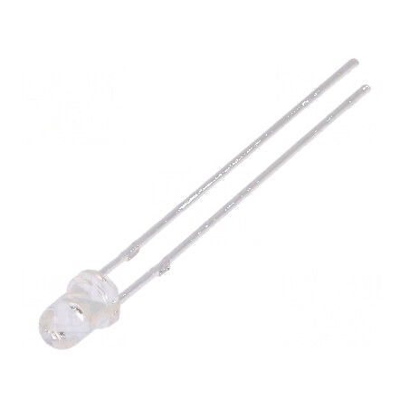 LED 3mm roșie 1560-2500mcd 30° convex | Electronic-mag.ro | Componente Electronice