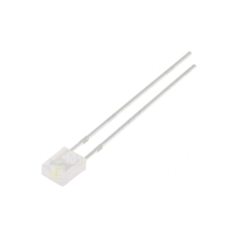 LED dreptunghiular 2x4x5mm alb rece 500-750mcd 100° 20mA | Electronic-mag.ro | Componente Electronice