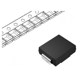 Diodă TVS 0,6kW 40-44,2V 10,4A Unidirecțională SMB | Electronic-mag.ro | Componente Electronice