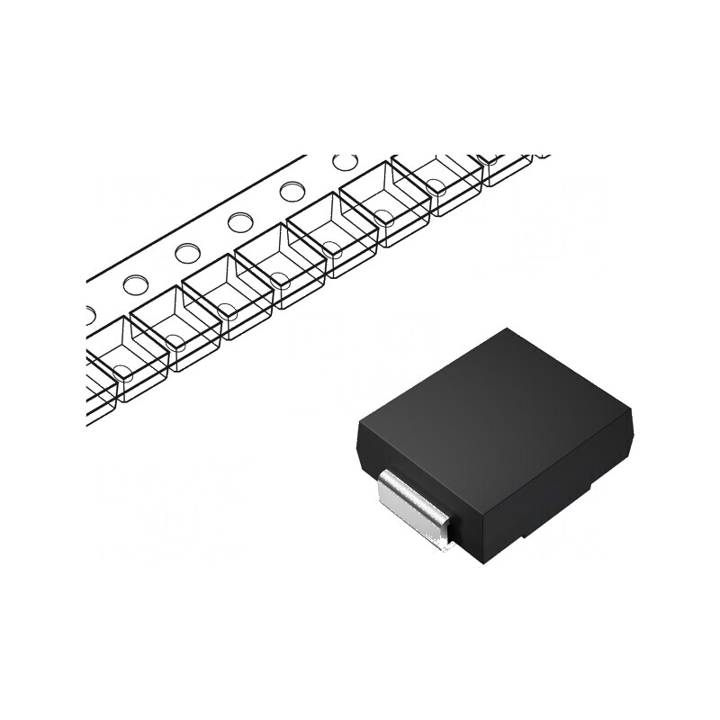 Diodă TVS 0,6kW 40-44,2V 10,4A Unidirecțională SMB | Electronic-mag.ro | Componente Electronice Diodă TVS 0,6kW 40-44,2V 10,4A Unidirecțională SMB | Electronic-mag.ro | Componente Electronice