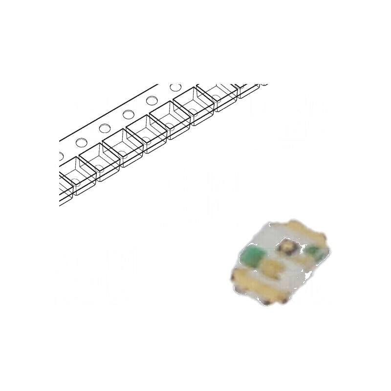 LED SMD 0402 roșie 1÷2,5mcd 1x0,6x0,2mm 1,8V 1mA 50mW | Electronic-mag.ro | Componente Electronice