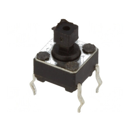Microîntrerupător TACT SPST-NO 0,05A 12VDC THT | Electronic-mag.ro | Componente Electronice