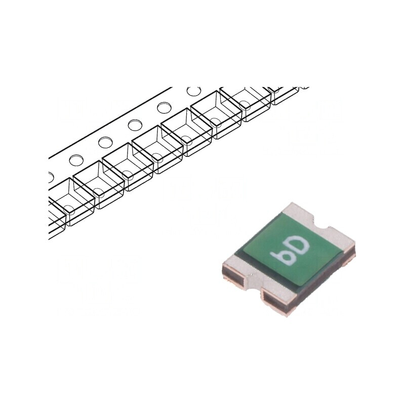 Siguranță polimerică PTC 100mA Imax 10A 0ZCH 1210 | Electronic-mag.ro | Componente Electronice