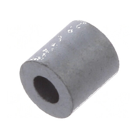 Manșon Ferită 3mm Lungime, Diametru Interior 1,3mm, Diametru Exterior 2,8mm, Material Miez MnZn | Electronic-mag.ro | Componente