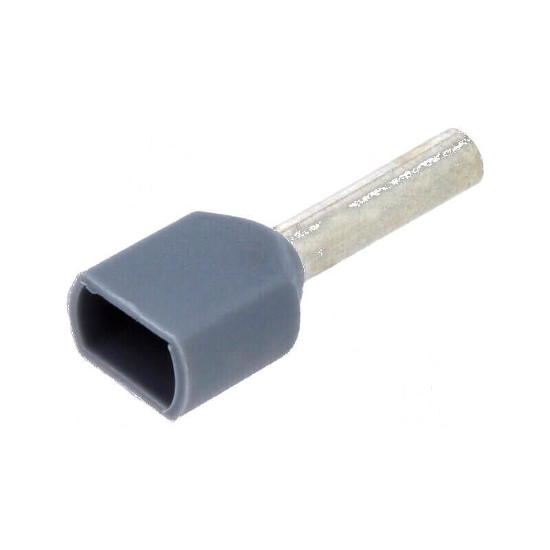 Vârf tub de capăt izolată dublă cupru 0,75mm² 8mm cositorit | Electronic-mag.ro | Componente Electronice Vârf tub de capăt izolată dublă cupru 0,75mm² 8mm cositorit | Electronic-mag.ro | Componente Electronice