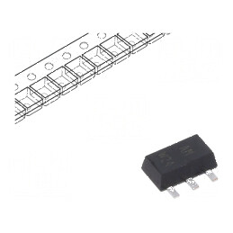 Tranzistor PNP bipolar 60V 1A SC62 SOT89 | Electronic-mag.ro | Componente Electronice