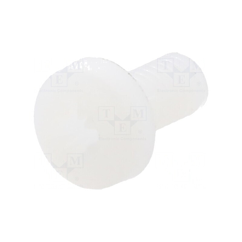 Şurub M3x6 cu cap rotund Pozidriv din poliamidă | Electronic-mag.ro | Componente Electronice