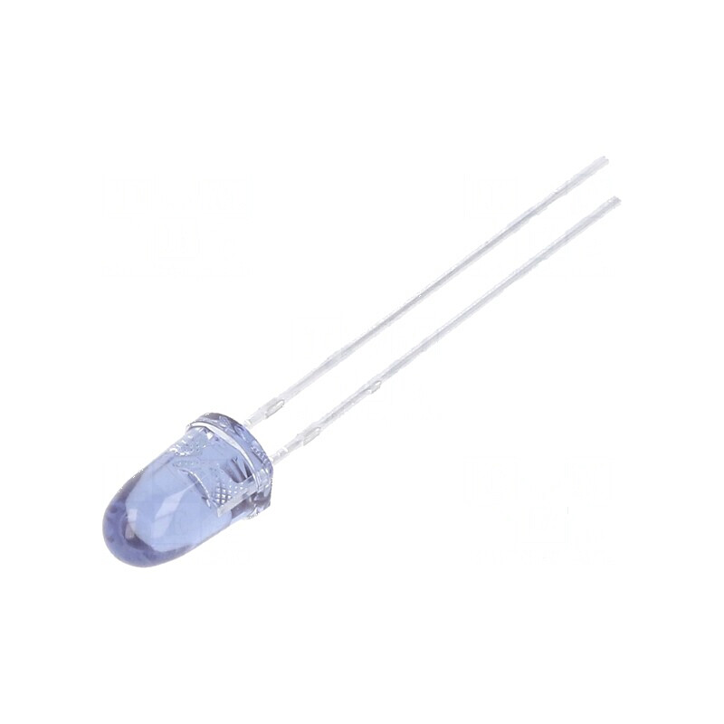 Emițător IR 5mm albastru 20° 940nm THT 100mA 150mW | Electronic-mag.ro | Componente Electronice