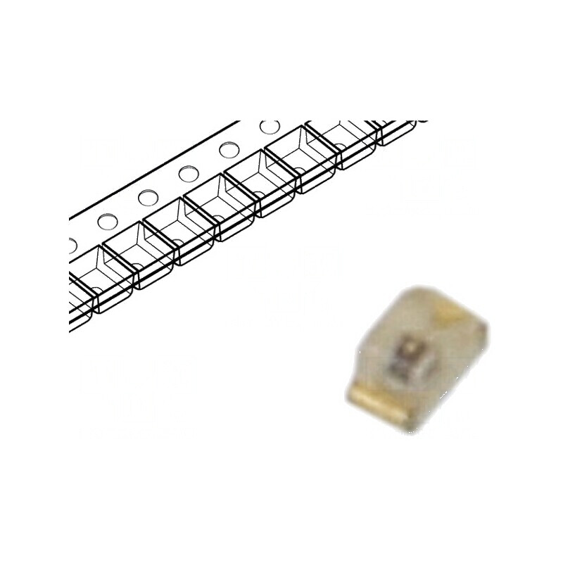 LED SMD 0402 roșie 120-220mcd 20mA 630nm 120° | Electronic-mag.ro | Componente Electronice