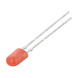 LED oval roșu 5,2x3,8mm 780÷1300mcd 110/40° 20mA 1,6÷2,5VDC | Electronic-mag.ro | Componente Electronice