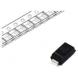 Diodă TVS 0,4kW 9,44-10,4V 27,8A unidirecțională SMA | Electronic-mag.ro | Componente Electronice