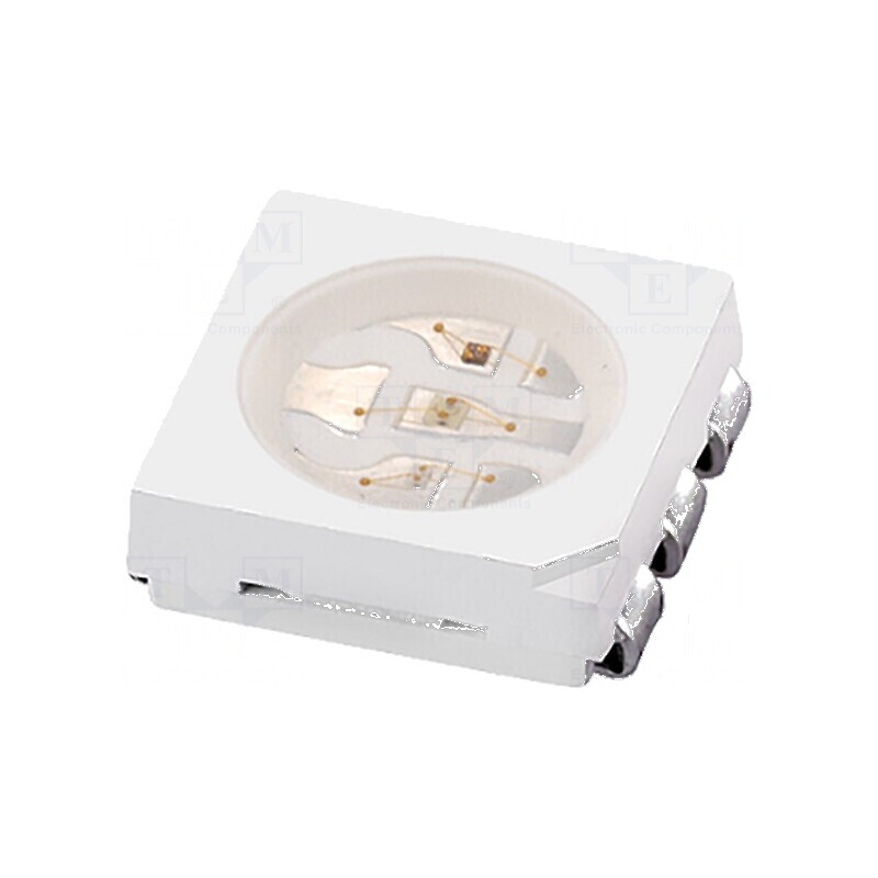 LED SMD 5050 RGB 5x5mm 680mcd Lumină Roșie | Electronic-mag.ro | Componente Electronice