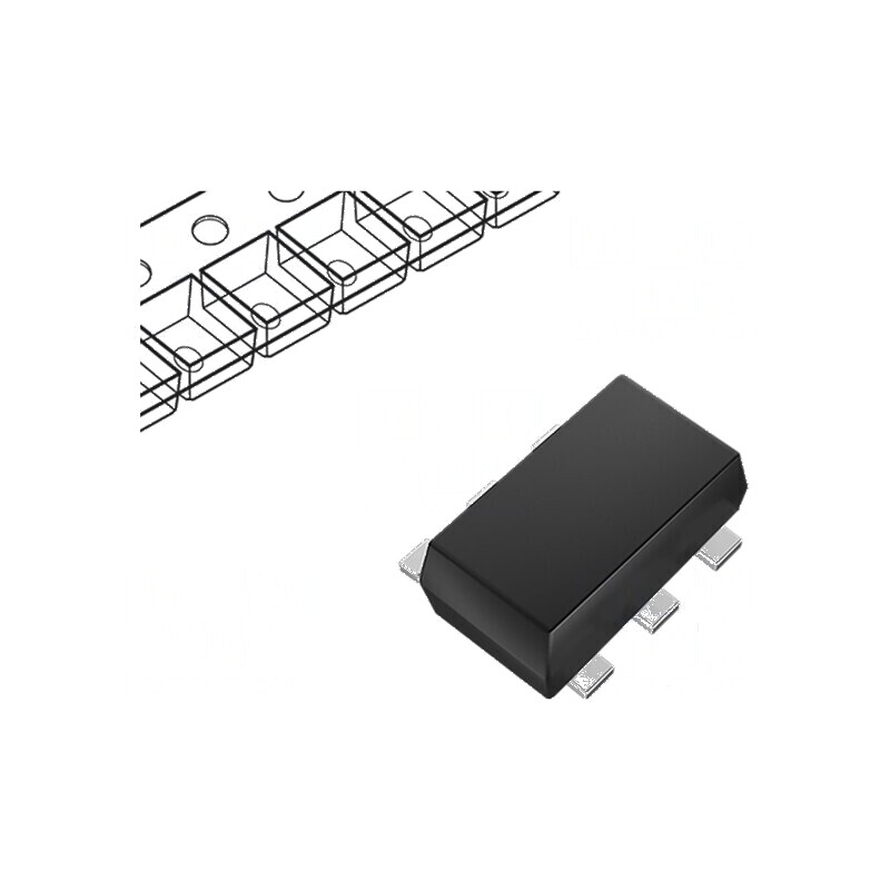 Tranzistor N-MOSFET unipolar 30V 120mA 0,8A 375mW x2 | Electronic-mag.ro | Componente Electronice