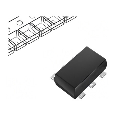 Tranzistor N-MOSFET unipolar 30V 120mA 0,8A 375mW x2 | Electronic-mag.ro | Componente Electronice