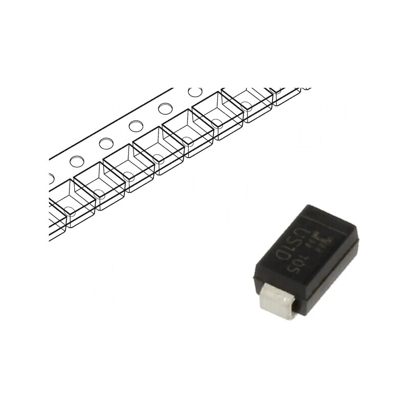 Diodă redresoare SMD 200V 1A 50ns SMA | Electronic-mag.ro | Componente Electronice