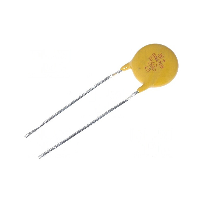 Varistor oxid de metal 30VAC 38VDC 47V ±10% 500A 7,4J | Electronic-mag.ro | Componente Electronice Varistor oxid de metal 30VAC 38VDC 47V ±10% 500A 7,4J | Electronic-mag.ro | Componente Electronice