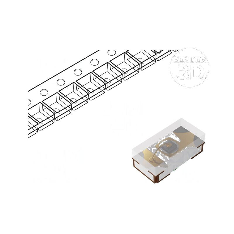 LED SMD 0402 albastru 11,2÷45mcd 1x0,5x0,35mm 130° 5mA | Electronic-mag.ro | Componente Electronice