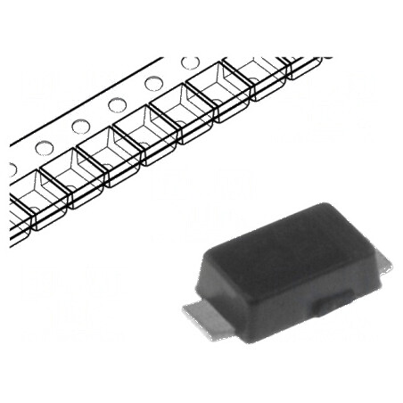 Diodă TVS 200W 16-16,8V 20A Unidirecțională SMF SOD123F | Electronic-mag.ro | Componente Electronice