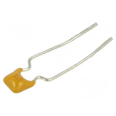 Condensator ceramic MLCC 1nF 100V X7R ±10% THT 5,08mm | Electronic-mag.ro | Componente Electronice