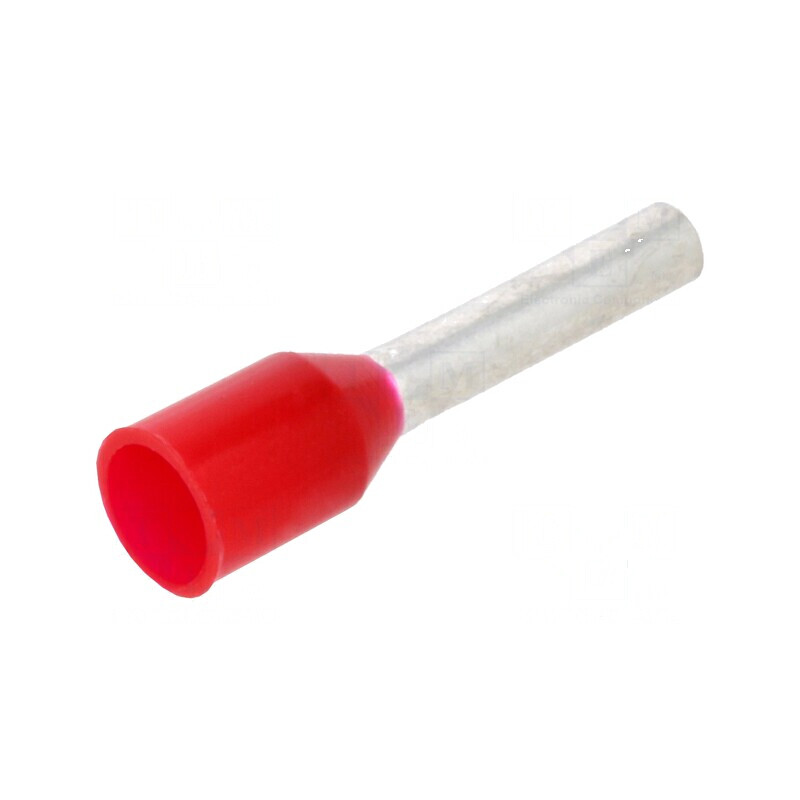 Vârf tub de capăt cupru 1mm² 8mm cositorit crimpat izolată | Electronic-mag.ro | Componente Electronice Vârf tub de capăt cupru 1mm² 8mm cositorit crimpat izolată | Electronic-mag.ro | Componente Electronice