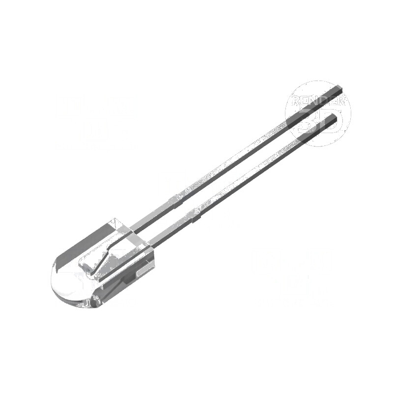 LED 5mm alb rece 1560-2180mcd 100° convex | Electronic-mag.ro | Componente Electronice