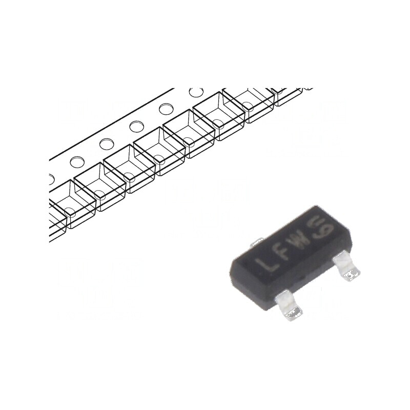 Diodă TVS 44V 2,5A 160W SOT23 ESD | Electronic-mag.ro | Componente Electronice