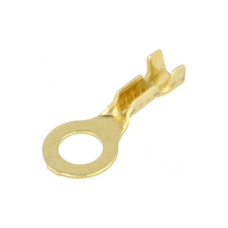 Vârf inelar M5 crimpat neizolat alamă 0,5-1mm2 | Electronic-mag.ro | Componente Electronice