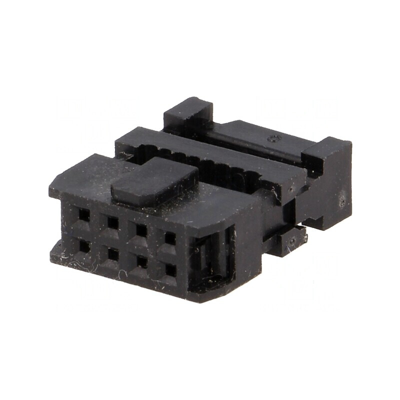 Conector IDC mufă mamă 8 pini pentru presare cablu | Electronic-mag.ro | Componente Electronice