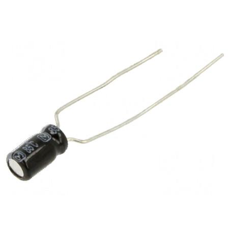 Condensator electrolitic THT 22uF 16VDC Ø4x7mm 5mm Raster | Electronic-mag.ro | Componente Electronice
