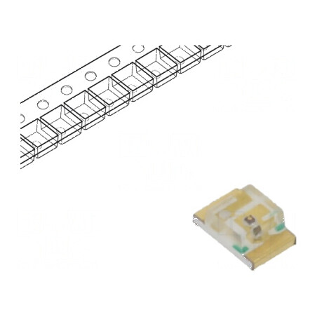 LED SMD 0805 verde 20-50mcd 140° 20mA λd: 570nm | Electronic-mag.ro | Componente Electronice