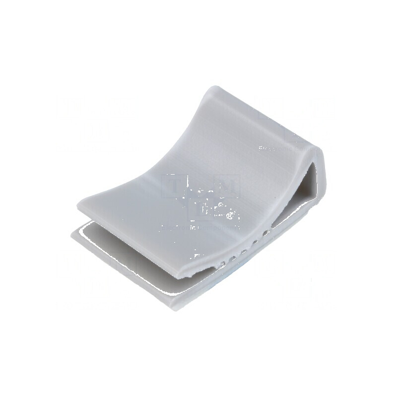 Baze autoadezive pentru coliere PVC gri | Electronic-mag.ro | Componente Electronice