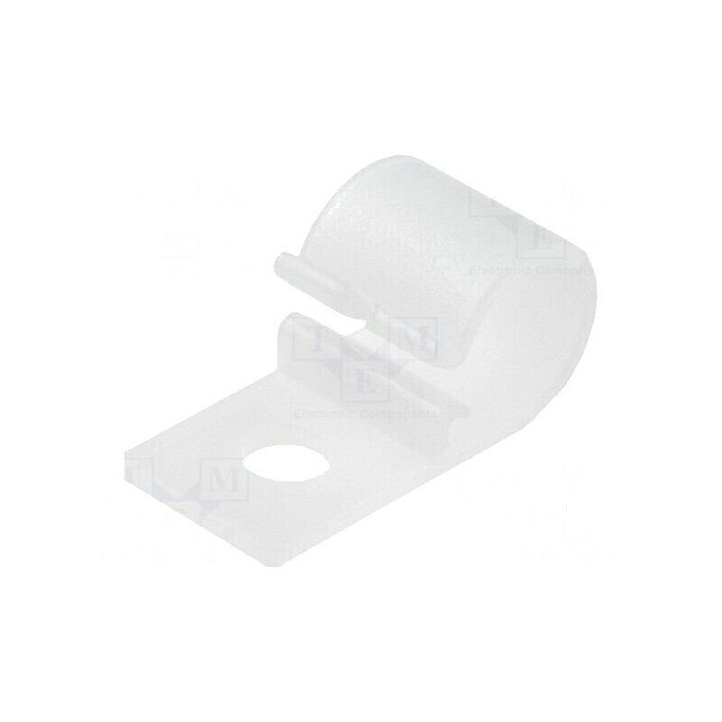 Clipsuri poliamidă natural 4,6mm | Electronic-mag.ro | Componente Electronice