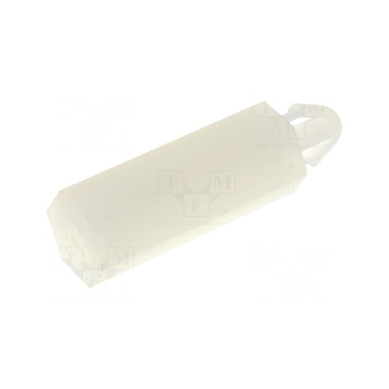 Distanțier PCB poliamidă 15mm naturală Cheie 5,5mm | Electronic-mag.ro | Componente Electronice
