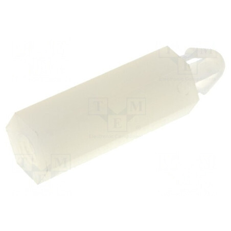Distanțier PCB poliamidă 15mm naturală Cheie 5,5mm | Electronic-mag.ro | Componente Electronice