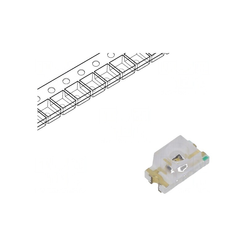 Emițător IR 1206 transparent SMD 940nm 65mA 100° | Electronic-mag.ro | Componente Electronice