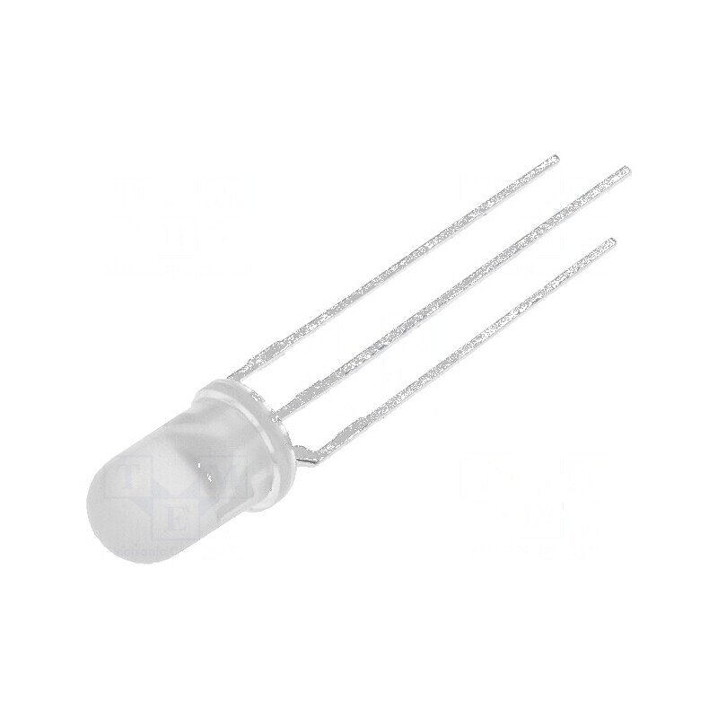 LED 5mm galben/verde 60° convex, Nr. term: 3 | Electronic-mag.ro | Componente Electronice