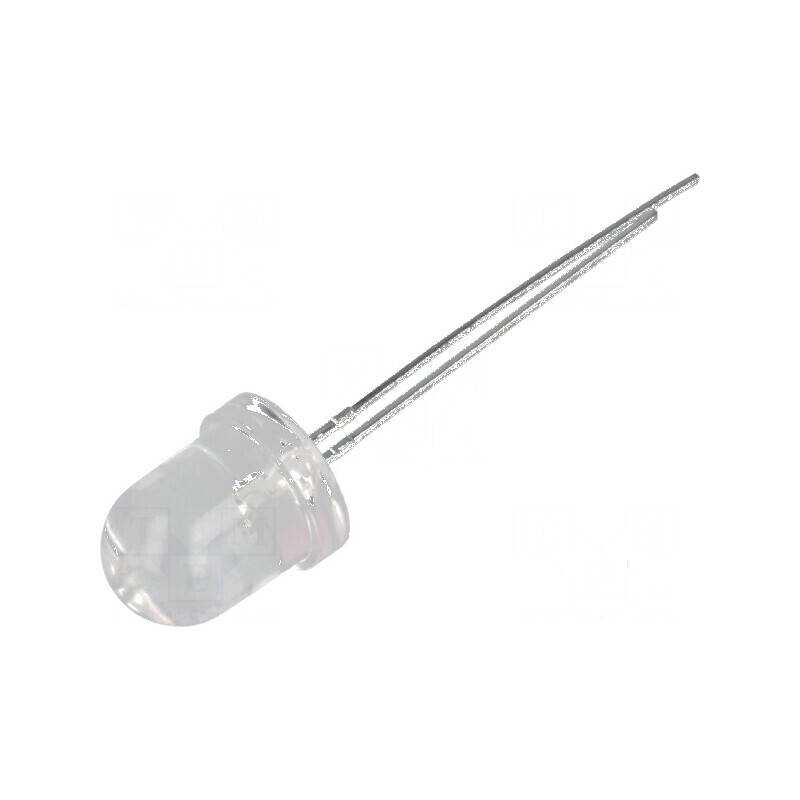LED 8mm verde 18000-30000mcd 25° convex | Electronic-mag.ro | Componente Electronice