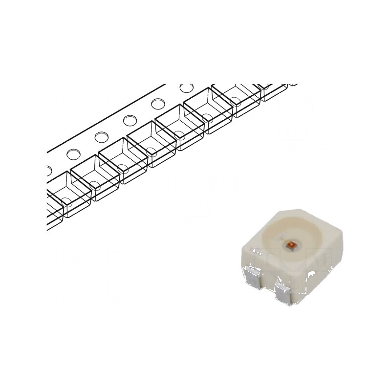 LED SMD PLCC4 portocalie 6,06-15,15lm 1800-5600mcd 120° 50mA | Electronic-mag.ro | Componente Electronice LED SMD PLCC4 portocalie 6,06-15,15lm 1800-5600mcd 120° 50mA | Electronic-mag.ro | Componente Electronice