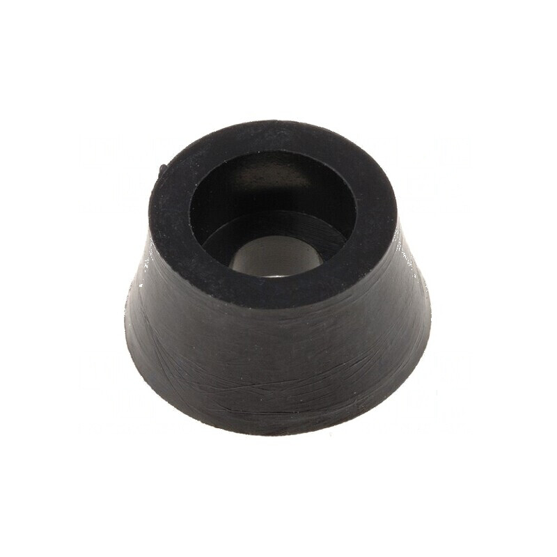 Picioruş negru din polietilenă 11mm x 8,8mm x 6mm x 5,7mm | Electronic-mag.ro | Componente Electronice