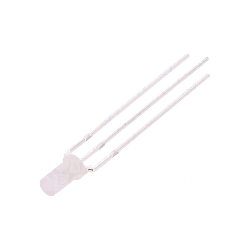 LED 3mm roșie/galben-verde 140° plat -30÷85°C | Electronic-mag.ro | Componente Electronice