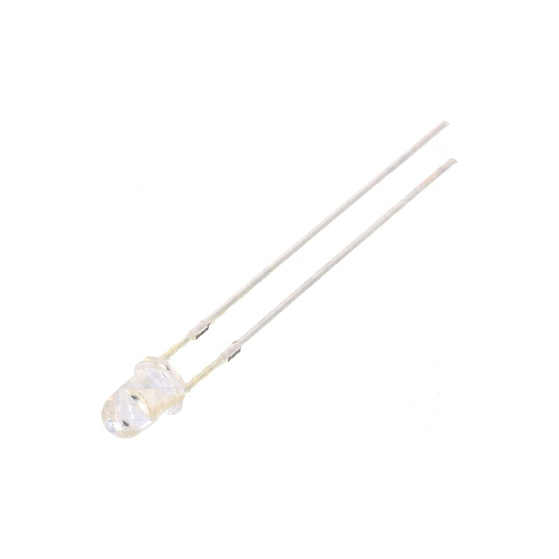 LED 3mm albastru 500-750mcd 70° convex | Electronic-mag.ro | Componente Electronice