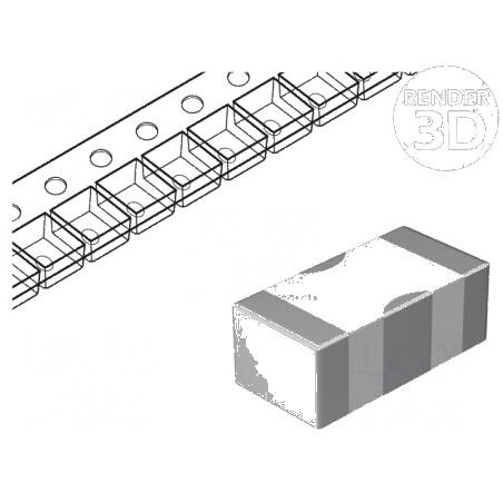 Filtru anti-interferențe SMD 0603 500mA 16VDC 100pF ±20% | Electronic-mag.ro | Componente Electronice