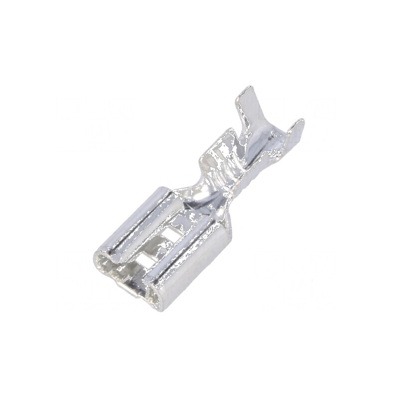 Terminal plat 4,8mm mamă pentru cablu 0,5÷1mm2 crimpat | Electronic-mag.ro | Componente Electronice