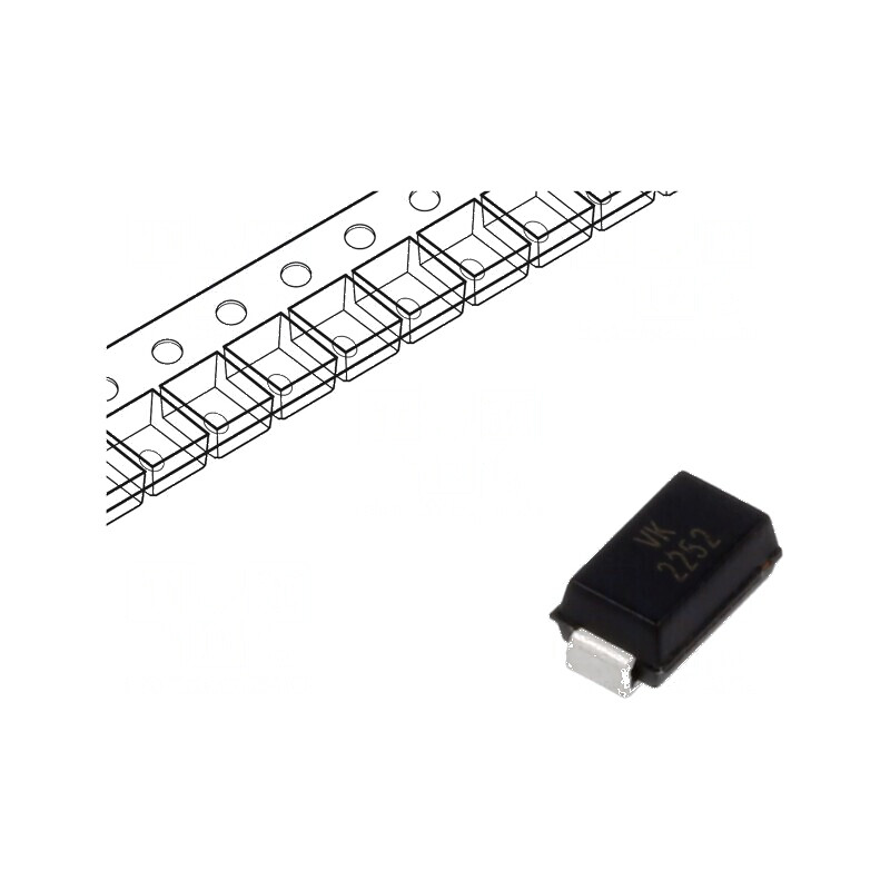 Diodă TVS bidirecțională 0,4kW 33,3-36,8V 8,3A SMA | Electronic-mag.ro | Componente Electronice Diodă TVS bidirecțională 0,4kW 33,3-36,8V 8,3A SMA | Electronic-mag.ro | Componente Electronice