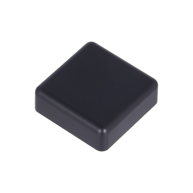 Tastă pătrată neagră 12x12 mm | Electronic-mag.ro | Componente Electronice